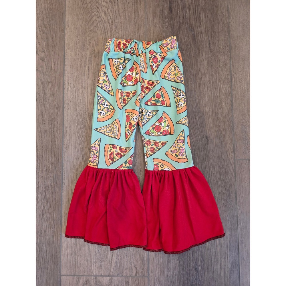 🥳 5 for $25 BUNDLE Boutique Infant 18-24month Bell Bottom Pizza Print Pants